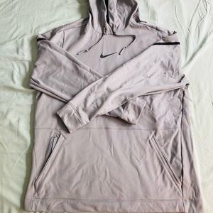 EUC Nike Pro Pullover Fleece Training Hoodie, size L.